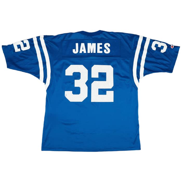1999-00 Indianapolis Colts James #32 Champion Home Jersey (Excellent) XL
