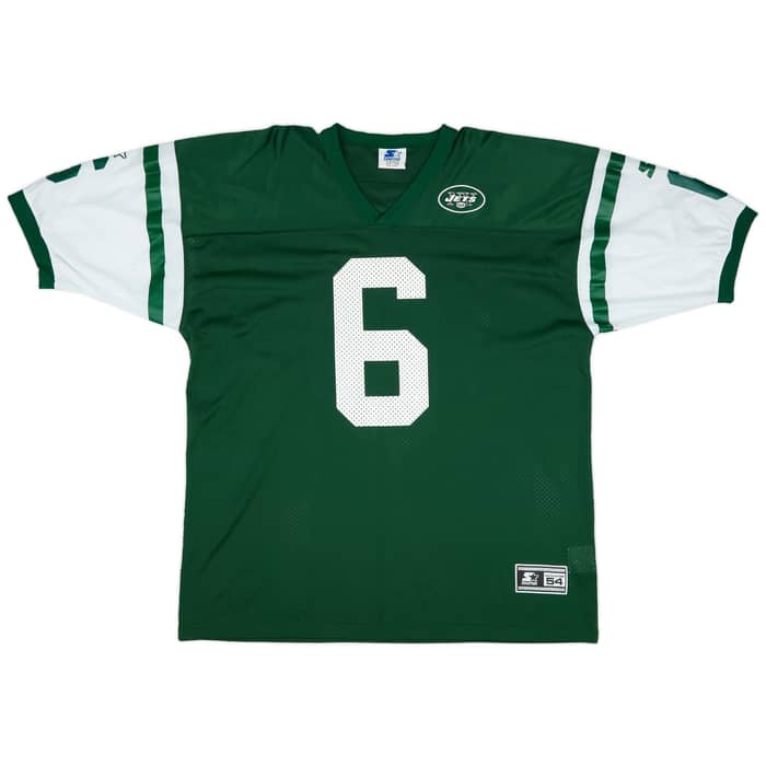 1998 New York Jets Lucas #6 Starter Home Jersey (Excellent) XXL