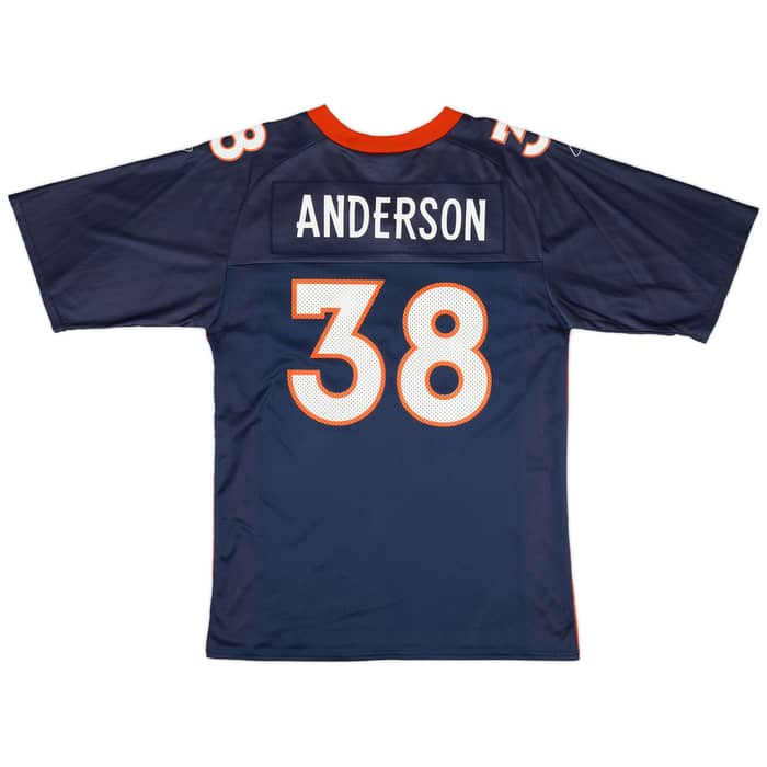 2001 Denver Broncos Anderson #38 Reebok Home Jersey (Very Good) L