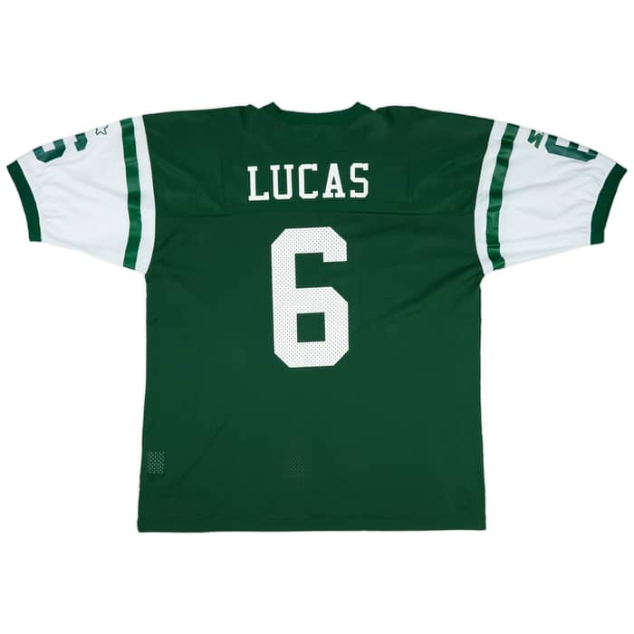 1998 New York Jets Lucas #6 Starter Home Jersey (Excellent) XXL