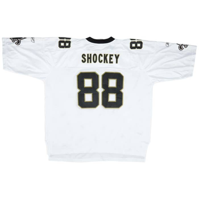 2008-10 New Orleans Saints Shockey #88 Reebok On Field Away Jersey (Excellent) 3XL