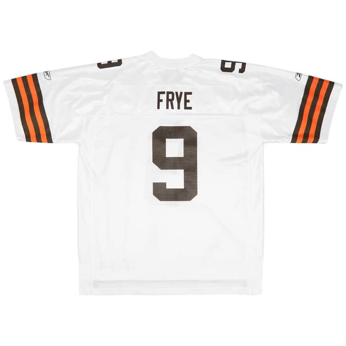 2005-06 Cleveland Browns Frye #9 Reebok Away Jersey (Very Good) XL