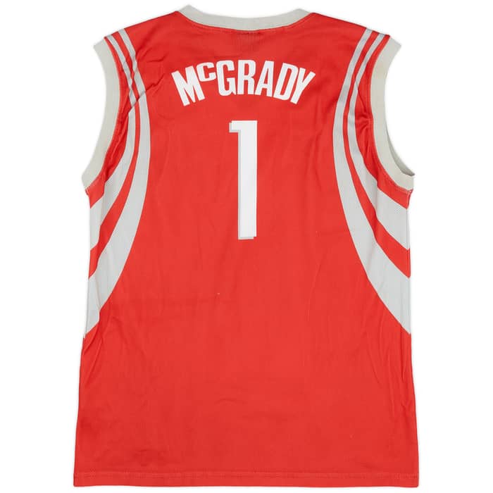2004-10 Houston Rockets McGrady #1 Champion Away Jersey (Very Good) M