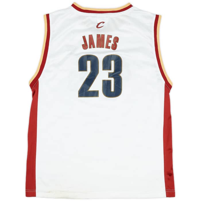 2003-06 Cleveland Cavaliers James #23 Reebok Home Jersey (Good) XL.Kids