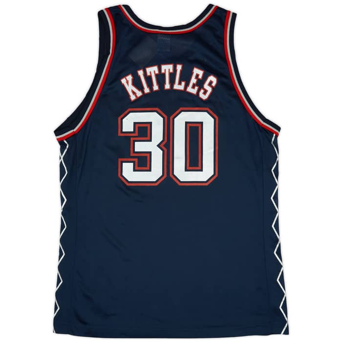 1997-02 New Jersey Nets Kittles #30 Champion Away Jersey (XL)
