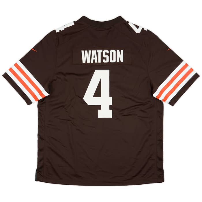 2022-23 Cleveland Browns Watson #4 Nike Game Home Jersey (XL)