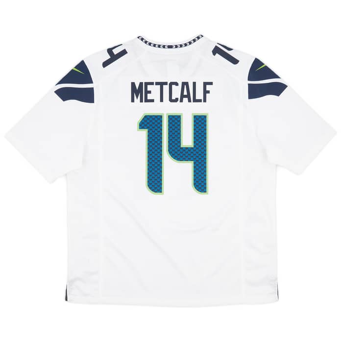 2019-23 Seattle Seahawks Metcalf #14 Nike Game Away Jersey (XL)