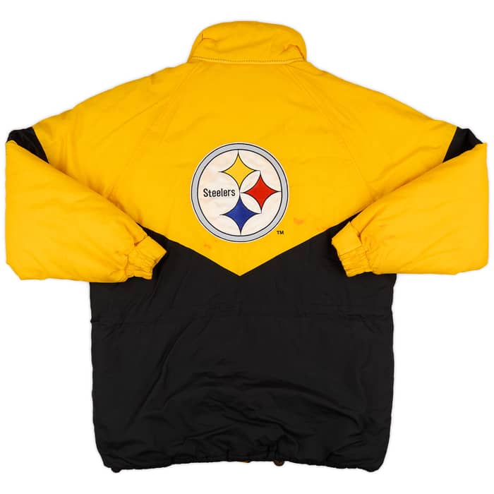 1990s Pittsburgh Steelers NFL Gameday Rain Coat (Very Good) M