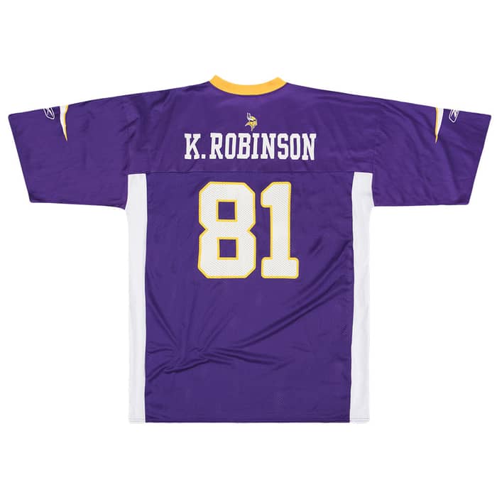 2005 Minnesota Vikings K. Robinson #81 Reebok Replica Jersey (Home) XL