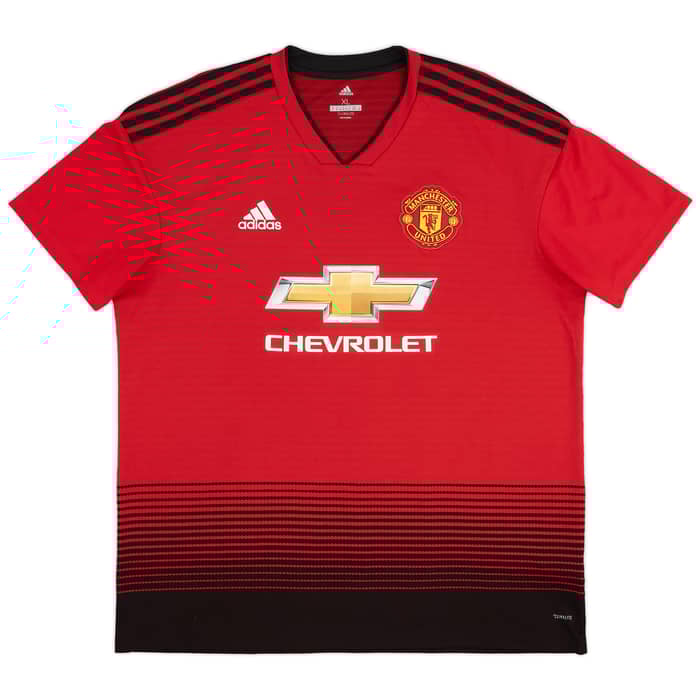2018-19 Manchester United Home Shirt Mata #8 - 6/10 - (XL)