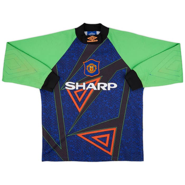 1994-96 Manchester United GK Shirt Schmeichel #1 - 8/10 - (M)
