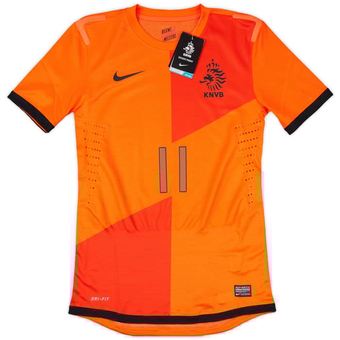 2012-13 Netherlands Player Issue Home Shirt Robben #11 (S)