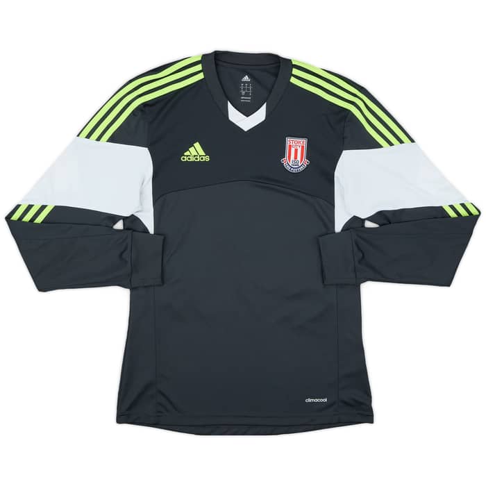 2013-14 Stoke City '150 Years' Away L/S Shirt Crouch #25 - 7/10 - (S)