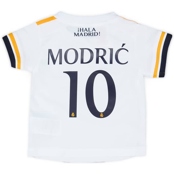 2023-24 Real Madrid Home Shirt & Shorts Kit Modric #10 (3-6 Months)