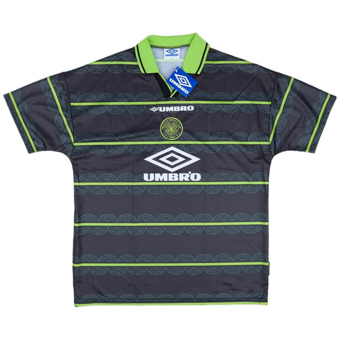 1998-99 Celtic Away Shirt Larsson #7 (XL)