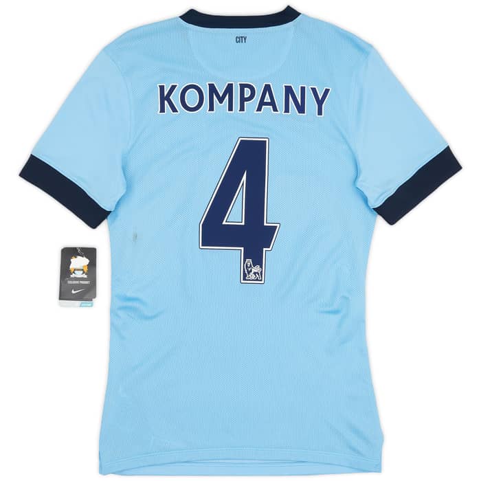 2014-15 Manchester City Authentic Home Shirt Kompany #4 (S)