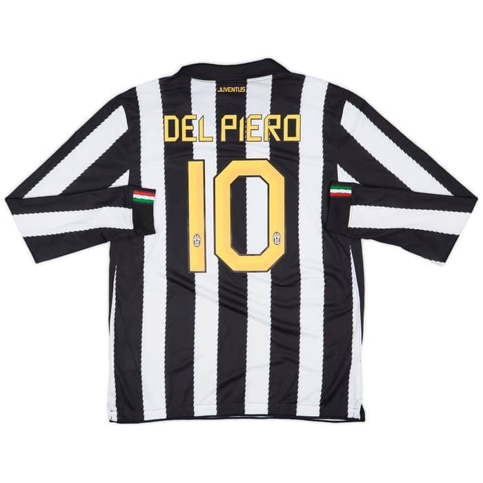 2010-11 Juventus Home L/S Shirt Del Piero #10 (L)