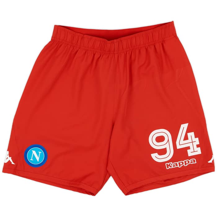 2015-16 Napoli Player Issue Third Shorts # - 3/10
