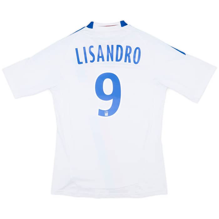 2010-11 Lyon Home Shirt Lisandro #9 - 7/10 - (S)