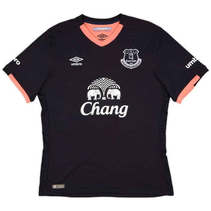 2016-17 Everton Away Shirt Baines #3 - 9/10 - (M)