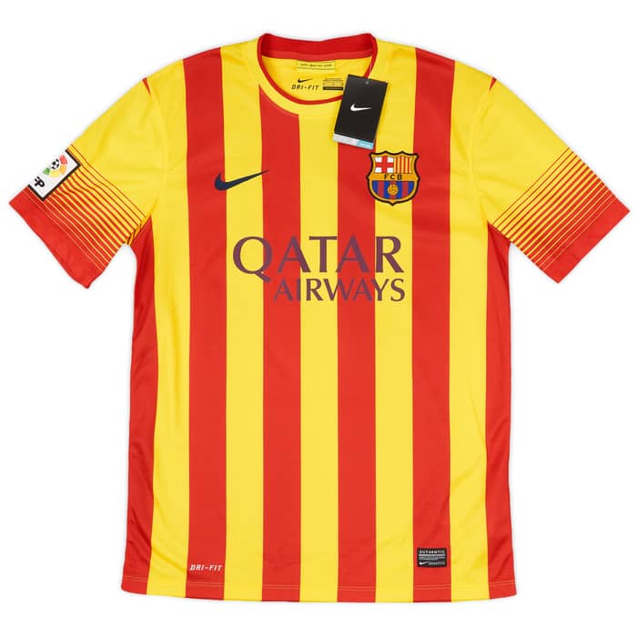 2013-15 Barcelona Away Shirt Xavi #6 (M)
