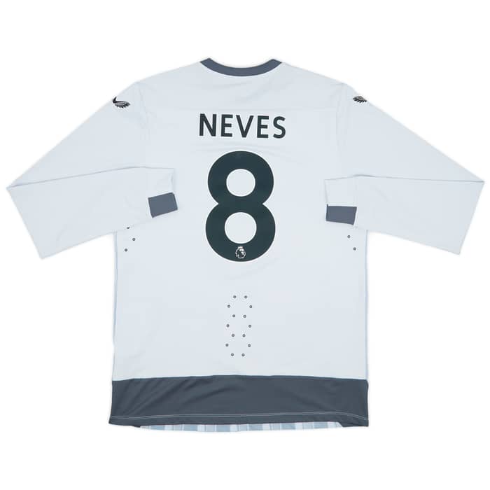 2022-23 Wolves Authentic Third L/S Shirt Neves #8 - 10/10 - (M)