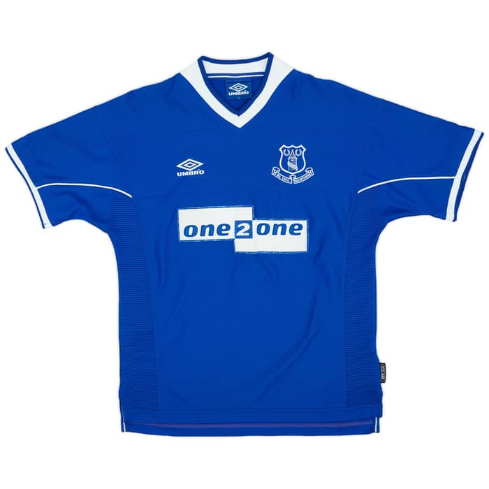 1999-00 Everton Home Shirt Collins #7 - 9/10 - (L)