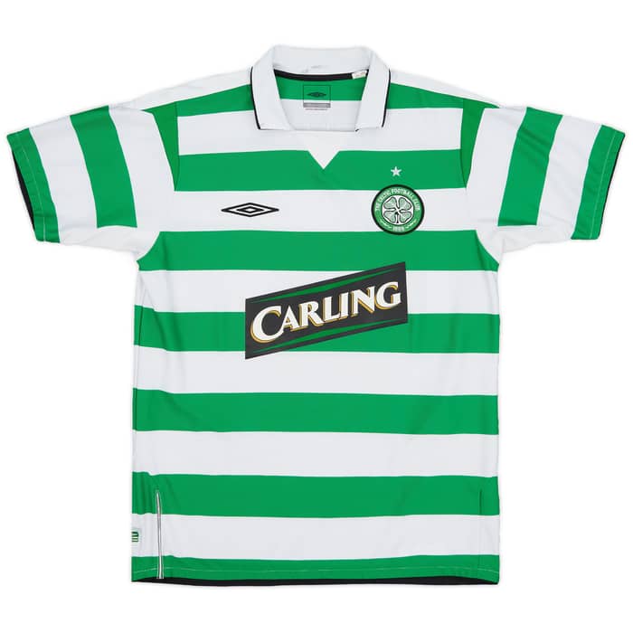 2004-05 Celtic Home Shirt Juninho #7 - 7/10 - (S)