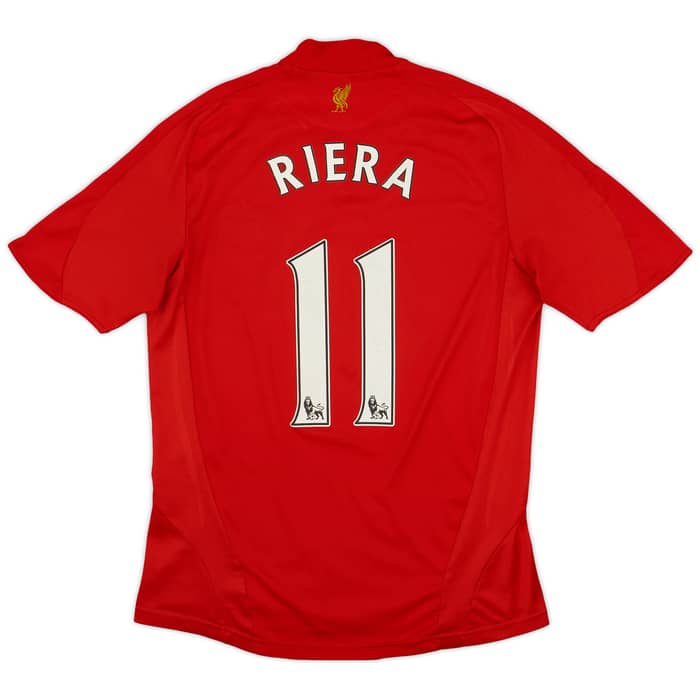 2008-10 Liverpool Home Shirt Riera #11 - 6/10 - (S)