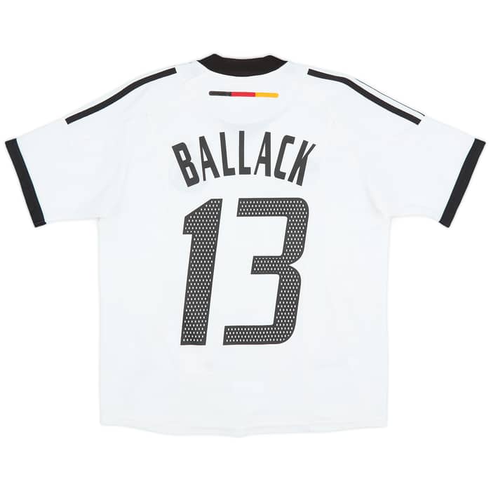 2002-04 Germany Home Shirt Ballack #13 - 6/10 - (XL.Boys)