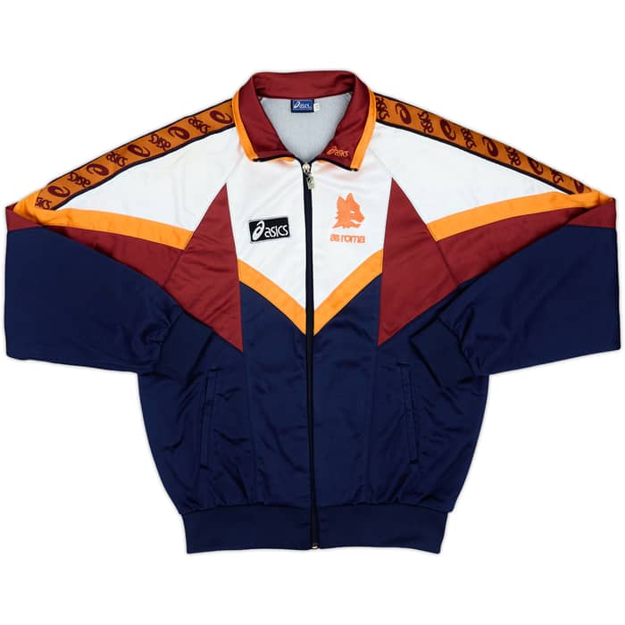 1994-95 Roma Asics Full Tracksuit - 8/10 - (M)