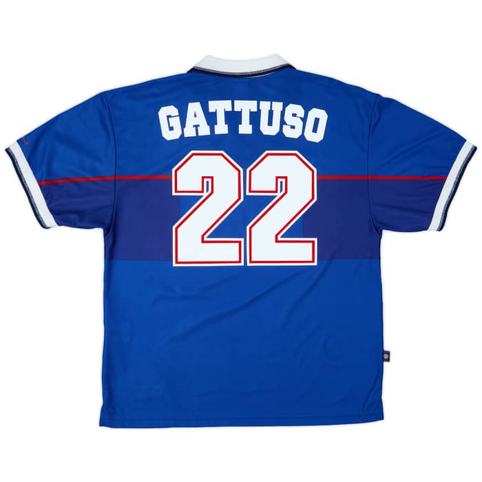 1997-99 Rangers Home Shirt Gattuso #22 - 5/10 - (XL)