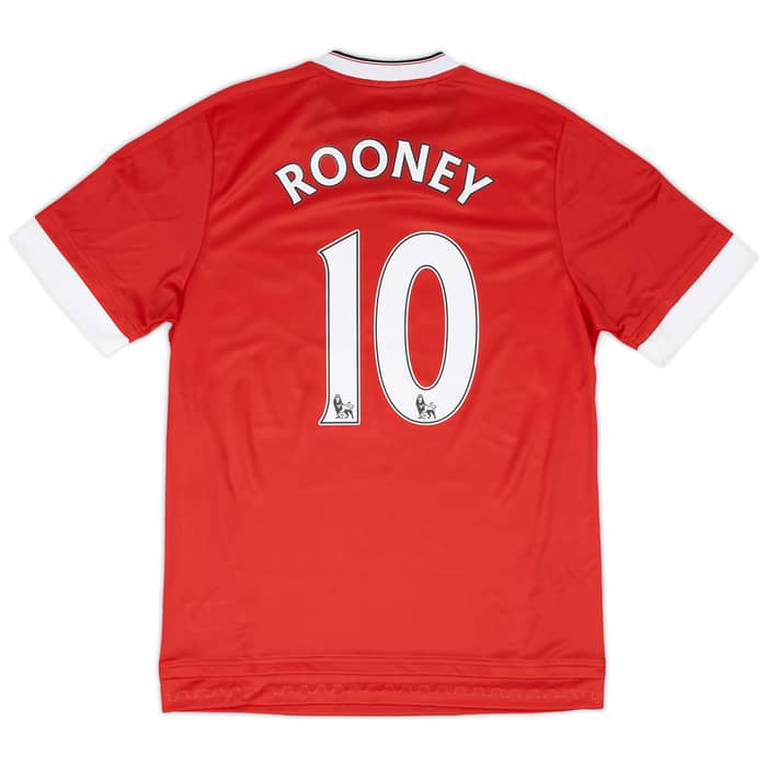 2015-16 Manchester United Player Issue Home Shirt Rooney #10 (L)