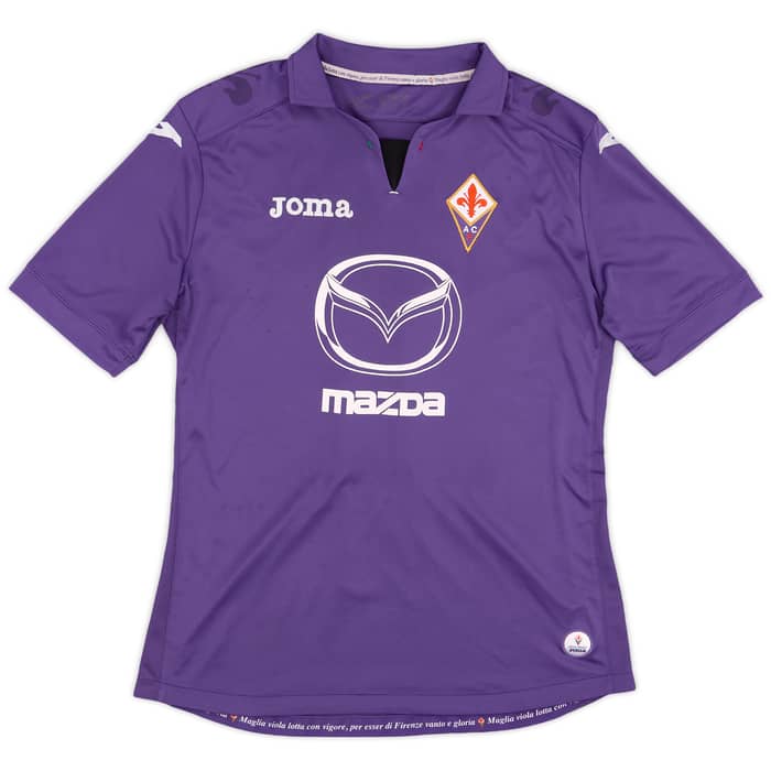 2013-14 Fiorentina Home Shirt Cuadrado #7 - 4/10 - (S)