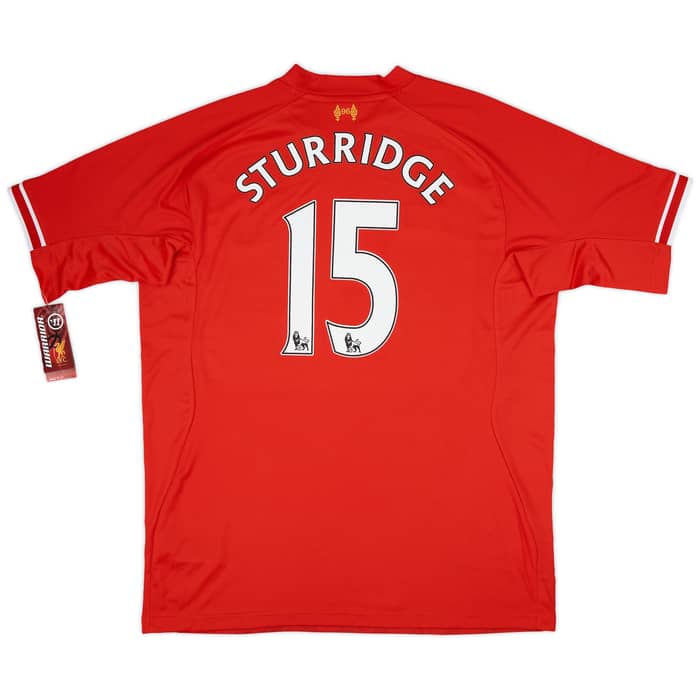 2013-14 Liverpool Home Shirt Sturridge #15 (XXL)
