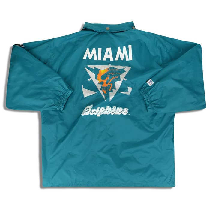 1990s Miami Dolphins Campri Teamline Rain Jacket XL