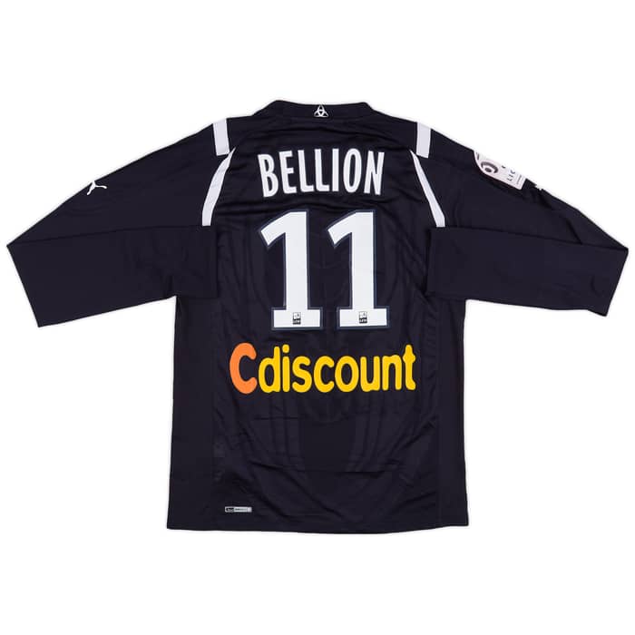 2010-11 Bordeaux Match Issue Home L/S Shirt Bellion #11