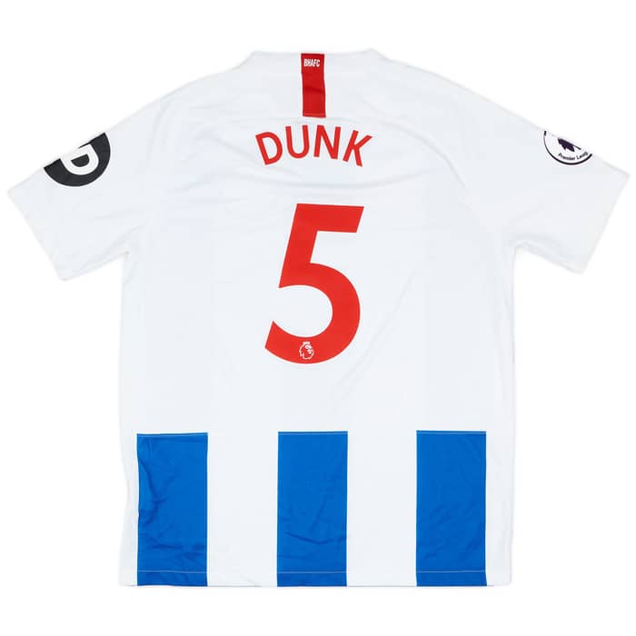 2018-19 Brighton Match Issue Home Shirt Dunk #5