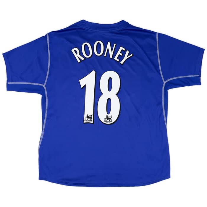 2002-03 Everton Home Shirt Rooney #18 - 7/10 - (XXL)