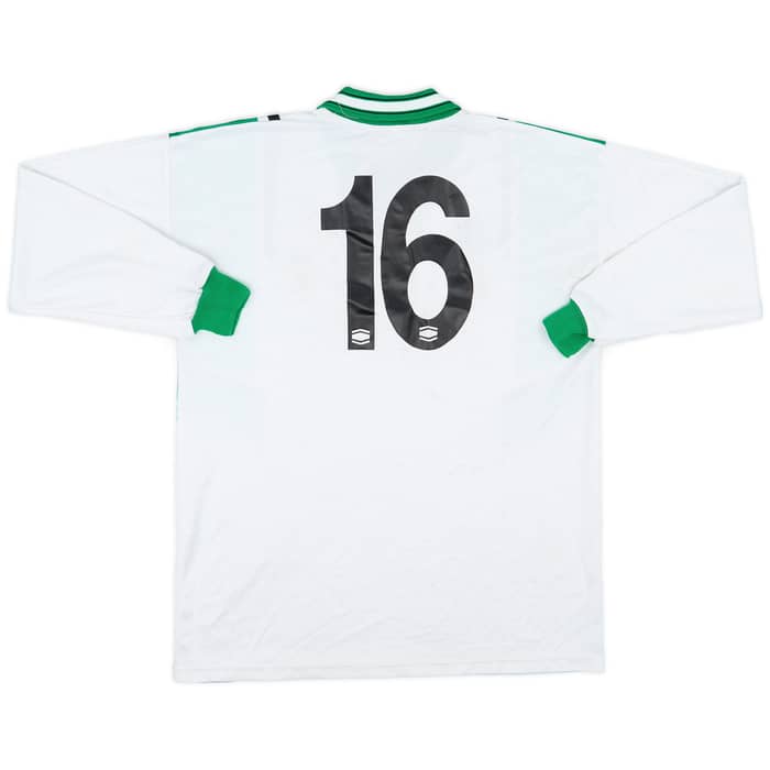 2000-02 North Ferriby United Match Issue Home L/S Shirt #16