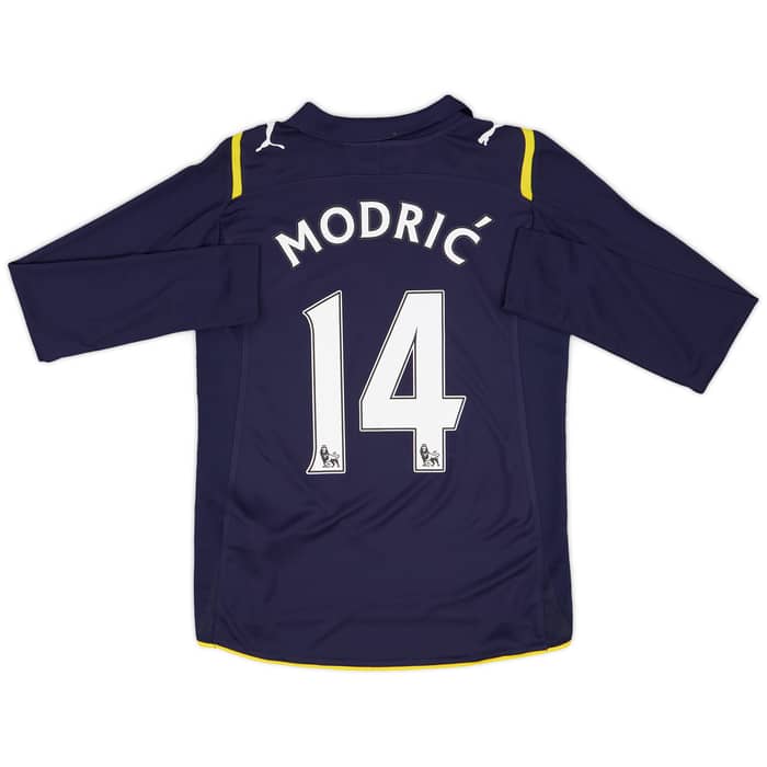 2009-10 Tottenham Away L/S Shirt Modric #14 (S)