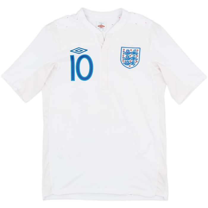 2010-11 England Home Shirt Rooney #10 - 7/10 - (S)