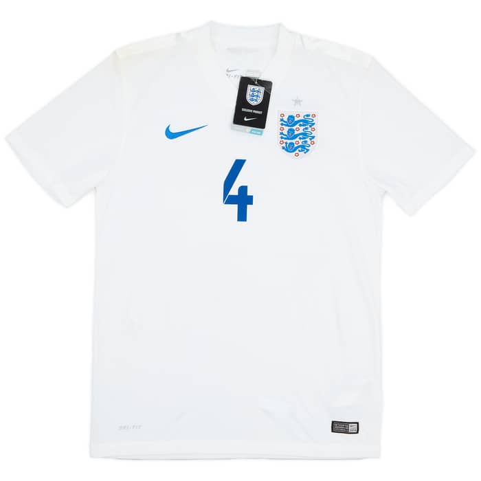 2014-15 England Home Shirt Gerrard #4 (S)