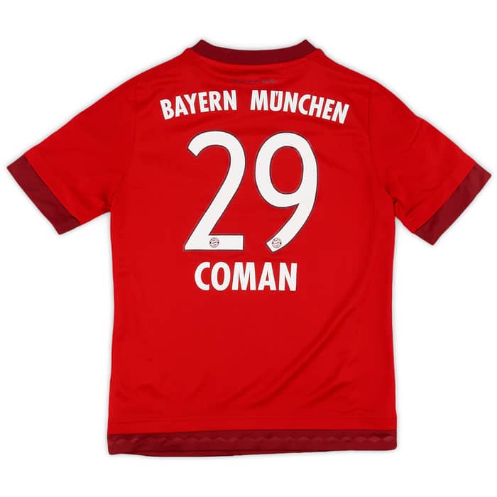 2015-16 Bayern Munich Home Shirt Coman #29 - 9/10 - (M.Boys)