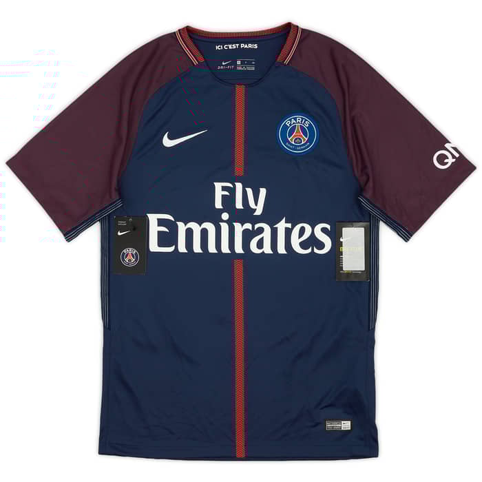 2017-18 Paris Saint-Germain Home Shirt Neymar Jr #10 (S)