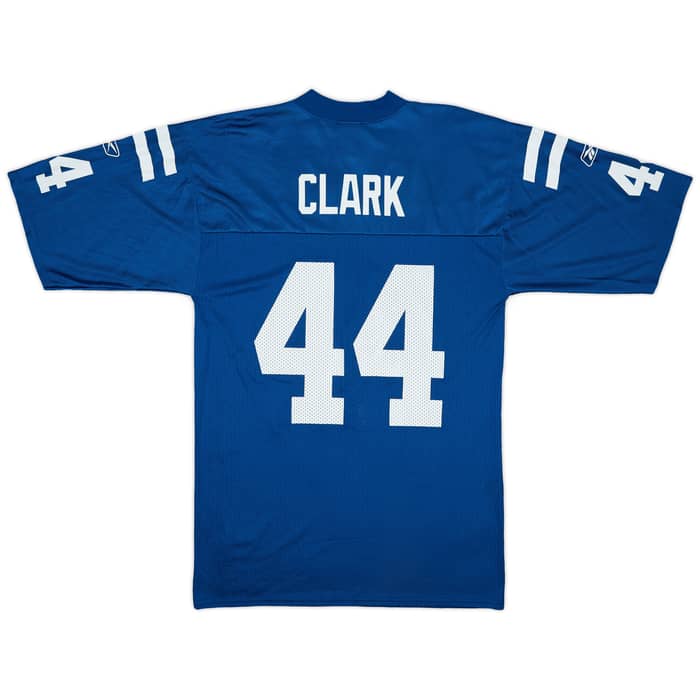 2008-11 Indianapolis Colts Clark #44 Reebok Replica Home Jersey - 9/10 - (M)