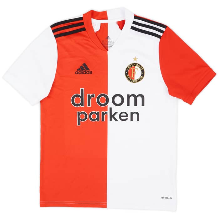 2020-21 Feyenoord Home Shirt - 7/10 - (L.Boys)