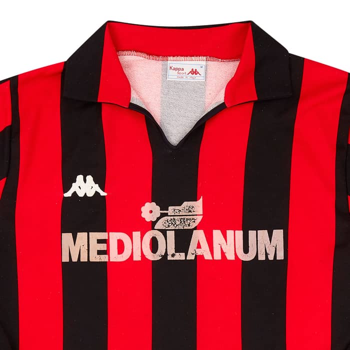 1987-88 AC Milan Match Issue Home L/S Shirt #2