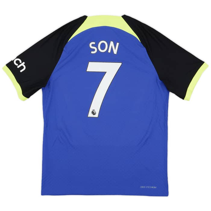 2022-23 Tottenham Authentic Away Shirt Son #7 - 10/10 - (M)