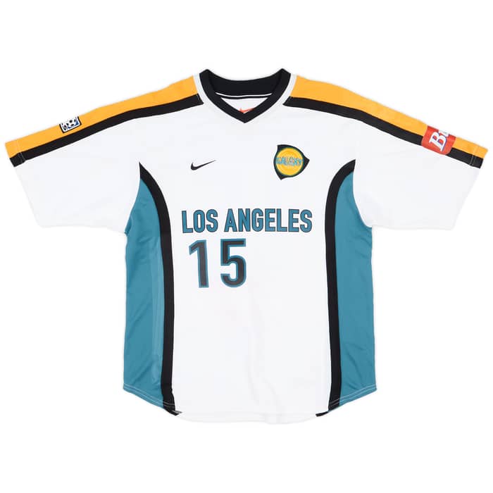 2000-01 LA Galaxy Match Issue Away Shirt Hernandez #15